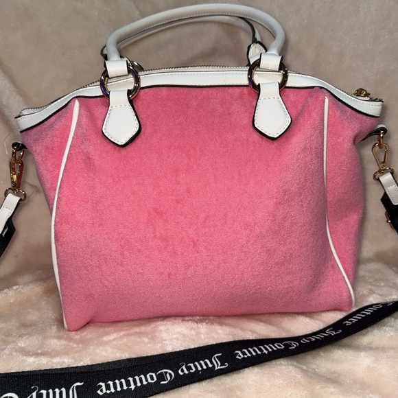 Y2K Juicy Couture Sweet n Juicy Terry Cloth Tote Bag Strawberry Patch Decal NWT - Picture 4 of 14